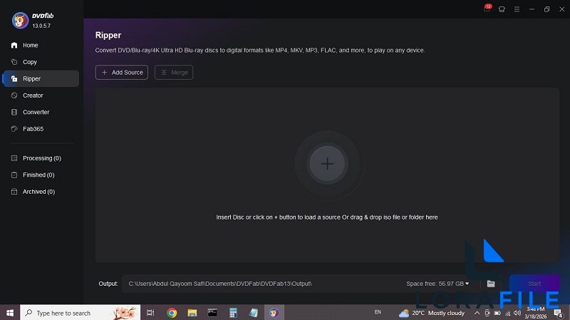 DVDFab 13.0.5.7 screenshot