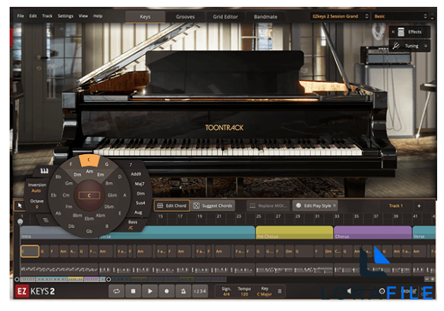 Toontrack EZkeys 2.1.4 for Mac screenshot