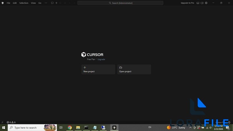 Cursor AI 2.6.20 screenshot