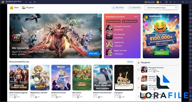 BlueStacks Android emulator 5.22.167.1006 for Windows  screenshot