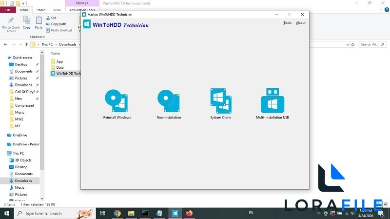 WinToHDD 7.0 Technician Multilingual screenshot