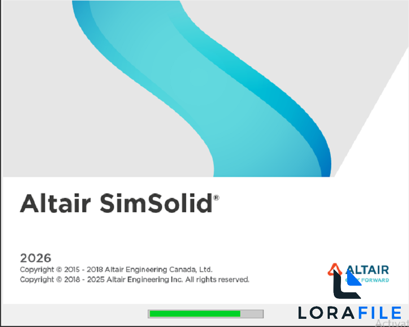 Altair SimSolid 2026 screenshot
