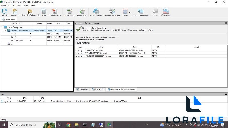 R-Studio Data Recovery 9.5.191709 Technician screenshot