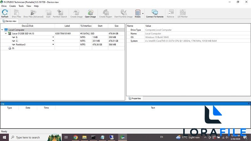 R-Studio Data Recovery 9.5.191709 Technician screenshot
