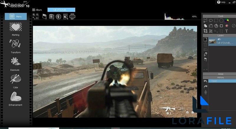 Franzis CutOut 10 Professional screenshot