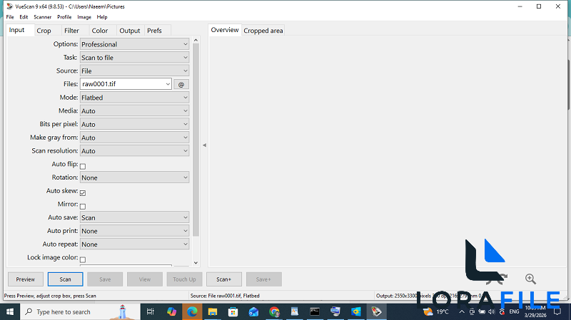 VueScan Pro 9.8.53 screenshot