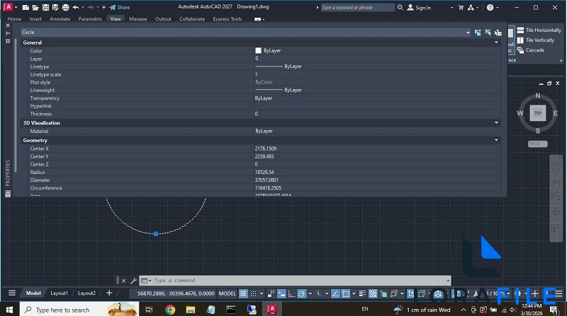 Autodesk AutoCAD 2027 screenshot