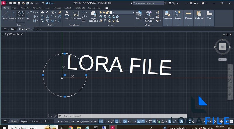 Autodesk AutoCAD 2027 screenshot