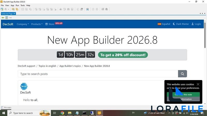 App Builder 2026.8 screenshot