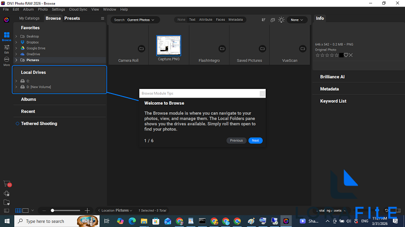 ON1 Photo RAW 2026.3 v20.3.1.18535 screenshot