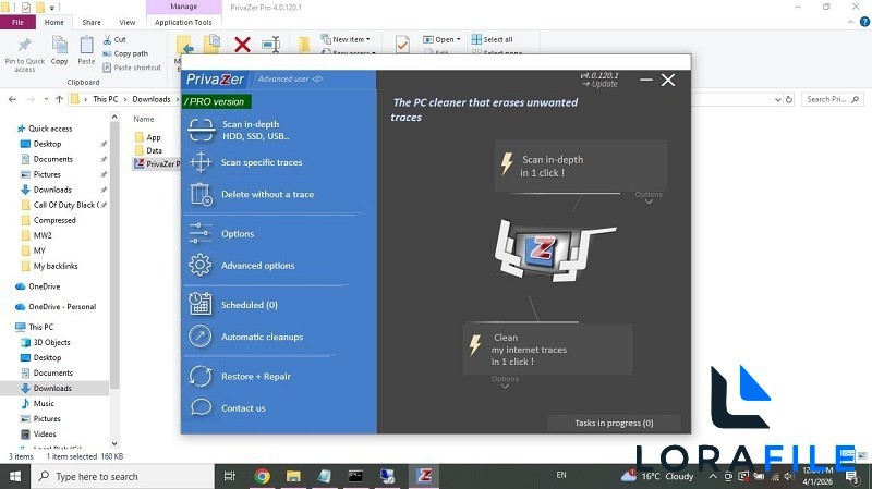 Goversoft Privazer 4.0.120.1 screenshot