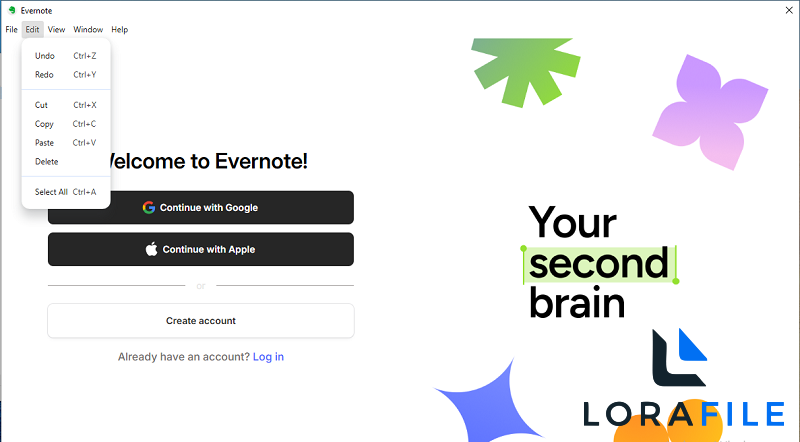 Evernote  screenshot