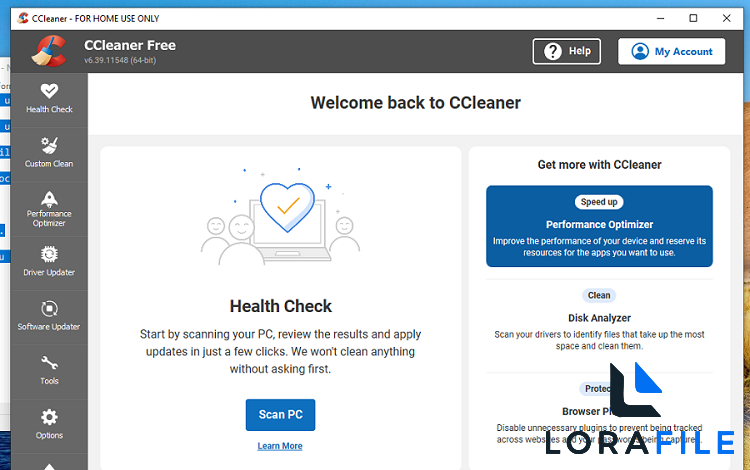 CCleaner  screenshot