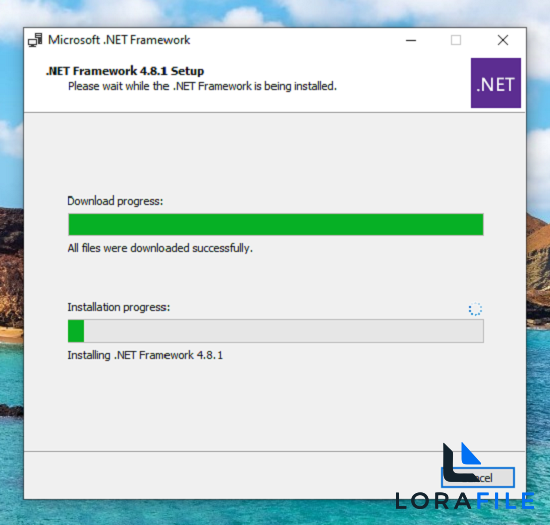 Microsoft .NET Framework 4.8.1 / 4.7.2 / 3.5 screenshot