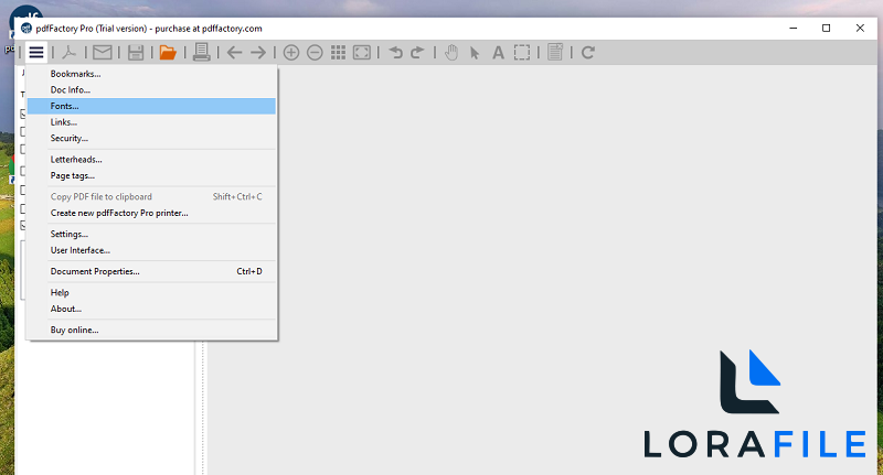 pdfFactory Pro screenshot
