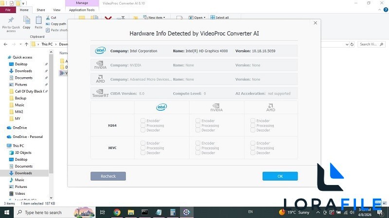 VideoProc Converter AI 8.10 screenshot