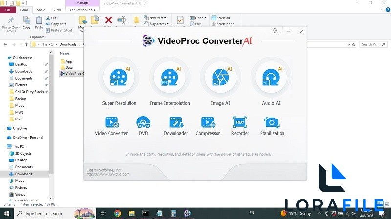 VideoProc Converter AI 8.10 screenshot