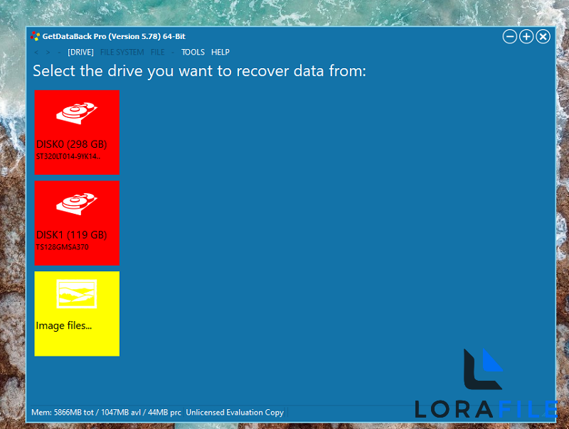 Runtime GetDataBack Pro 5.78  screenshot