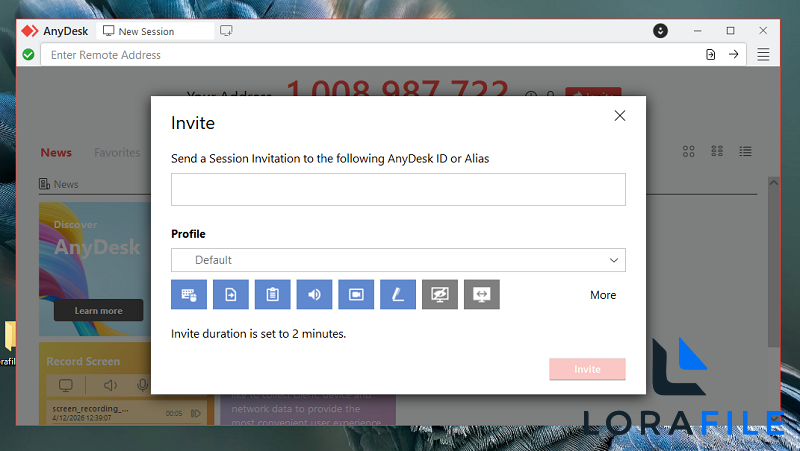 AnyDesk 9.7 screenshot