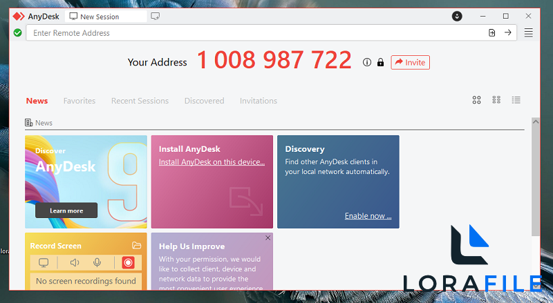 AnyDesk 9.7 screenshot