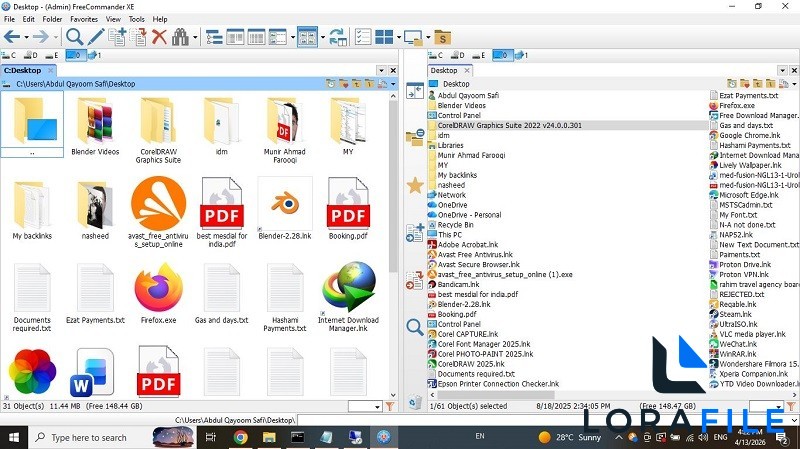 FreeCommander XE 2026 Build 946 screenshot
