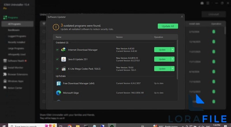 IObit Uninstaller PRO 15.4 screenshot