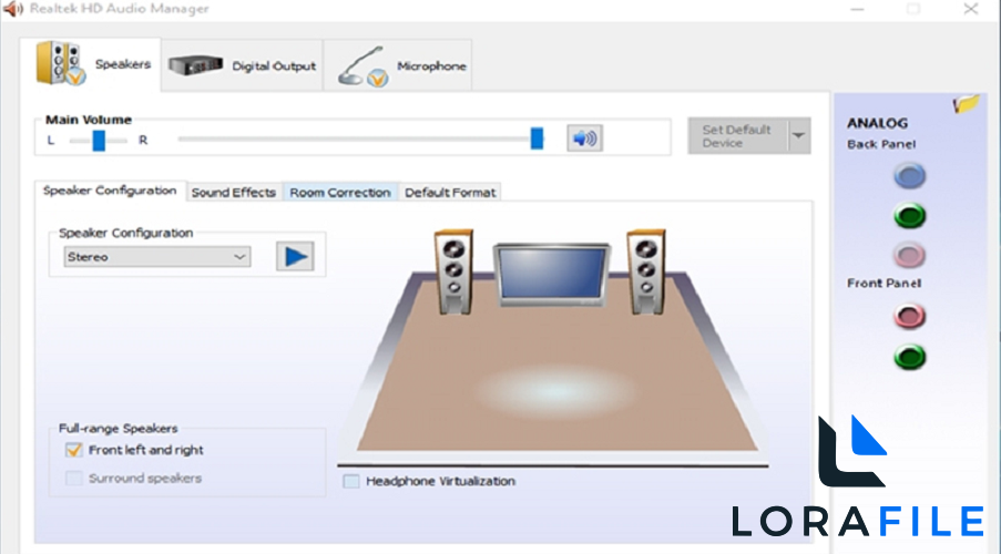 Realtek High Definition Audio Drivers 6.0.9963.1 screenshot