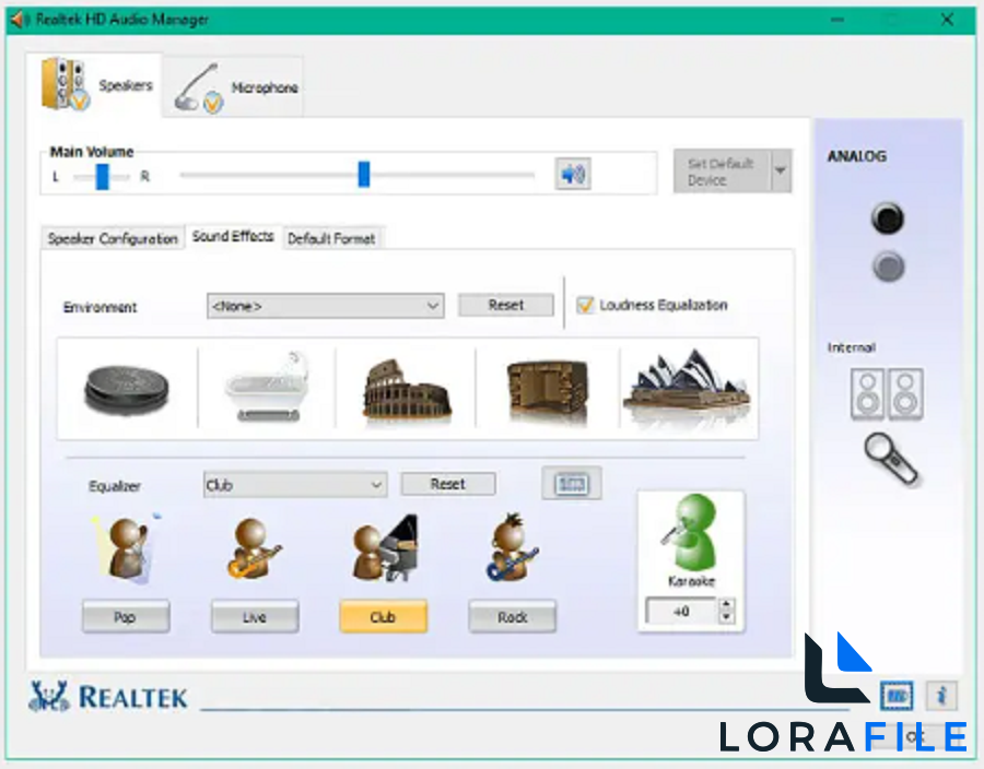Realtek High Definition Audio Drivers 6.0.9963.1 screenshot