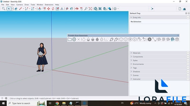 SketchUp Pro 2026 v26.1.256 screenshot