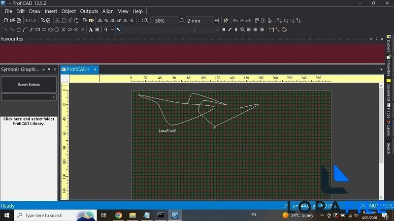 ProfiCAD 13.5.2 screenshot
