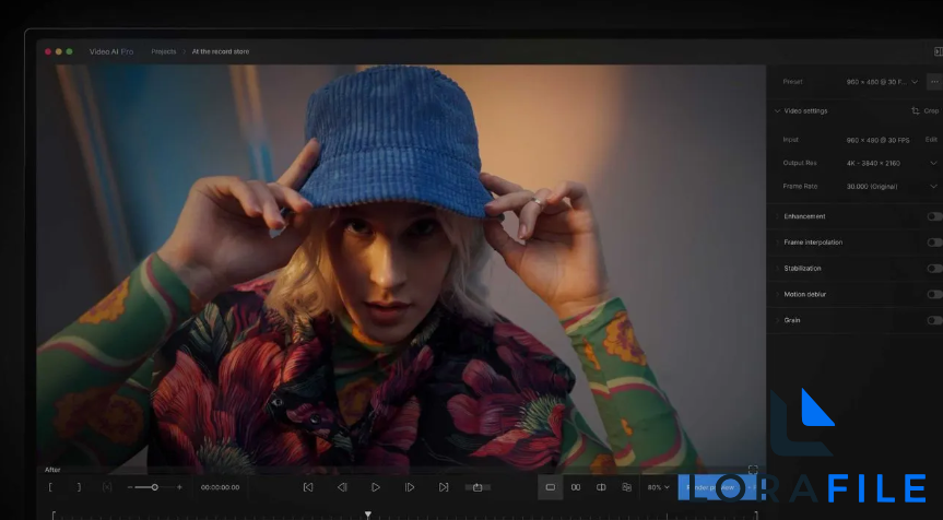 Topaz Video AI Pro 7.1.6 screenshot