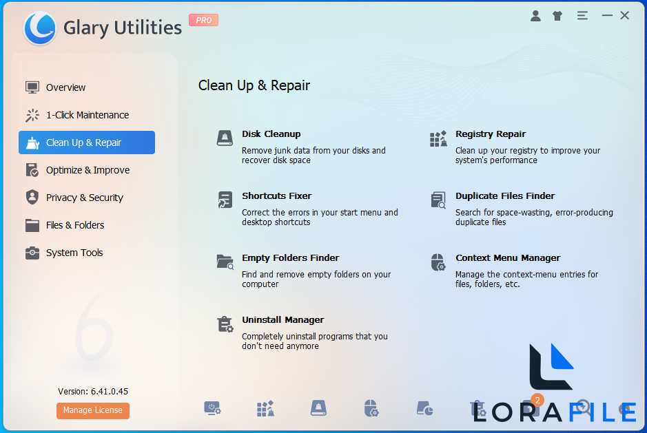 Glary Utilities 6.41.0.45 screenshot