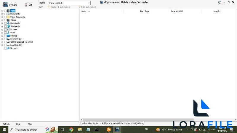 dBpoweramp Video Converter Premiere 2026.03.23 screenshot