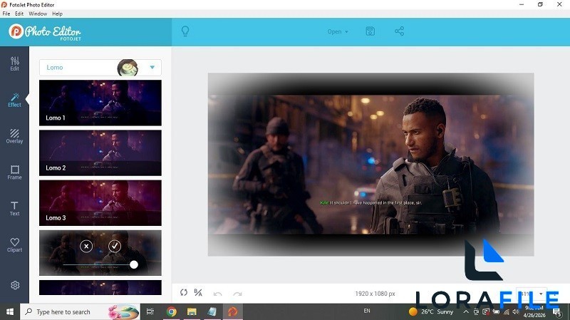 FotoJet Photo Editor 1.3.2 screenshot