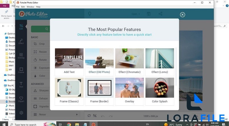 FotoJet Photo Editor 1.3.2 screenshot