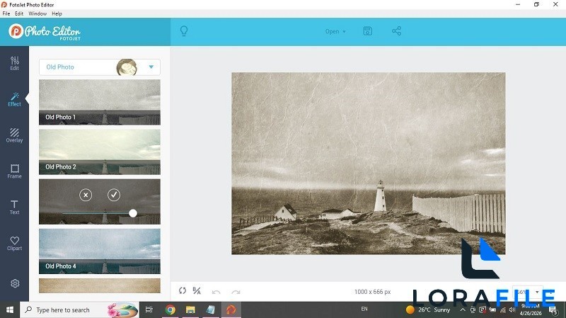 FotoJet Photo Editor 1.3.2 screenshot