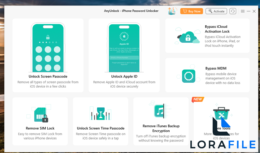AnyUnlock - iPhone Password Unlocker 2.2.3 screenshot