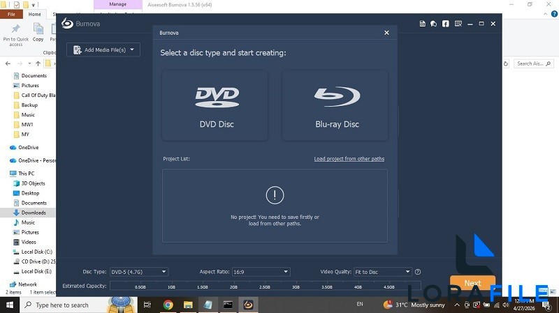 Aiseesoft Burnova 1.2.56 Multilingual screenshot