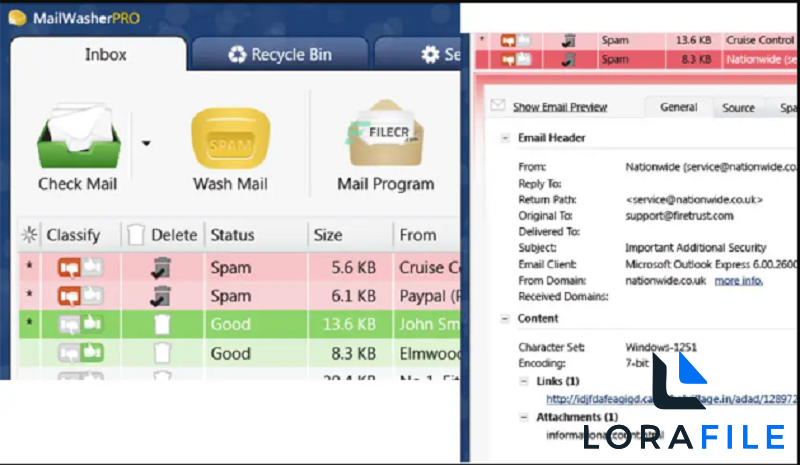 Firetrust MailWasher Pro 8.0.111 screenshot