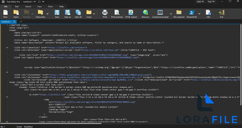 Text Editor Pro 36.2.1 screenshot
