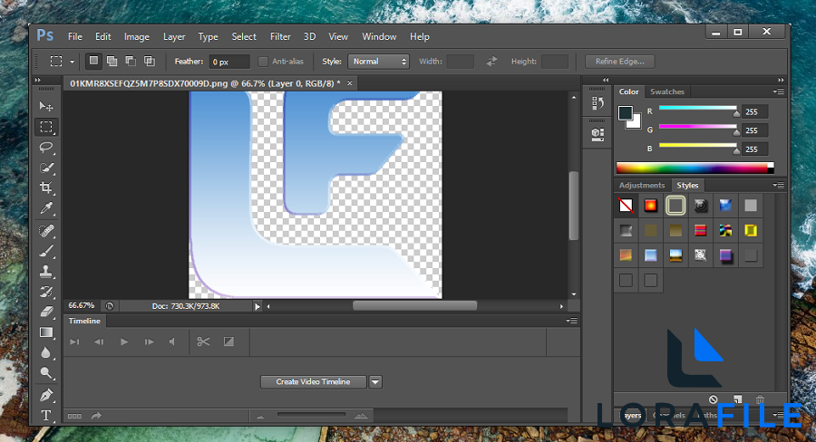 Adobe Photoshop CS6 13.1  screenshot