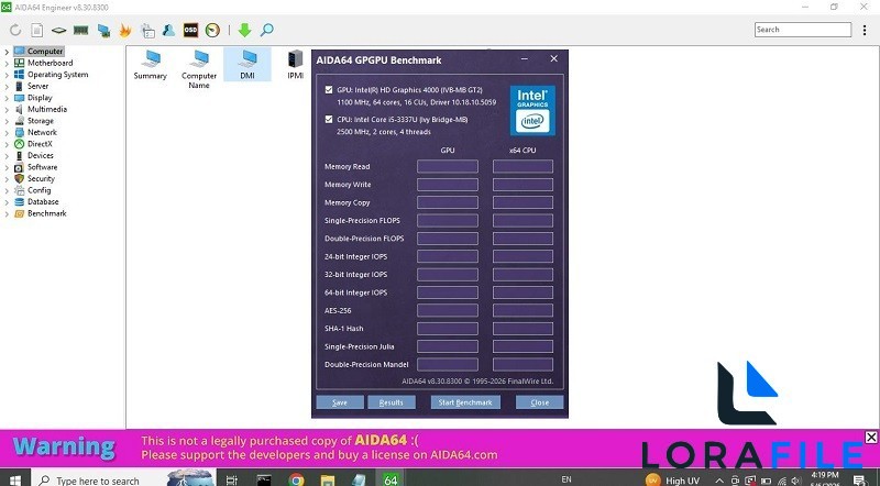 AIDA64 Engineer Edition 8.30.830 screenshot