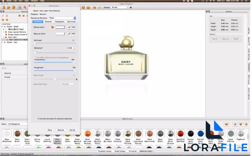 Creative Edge Software iC3D 5.5.0 for Mac screenshot