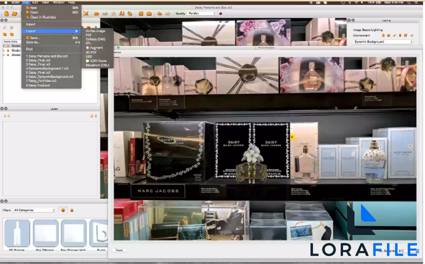 Creative Edge Software iC3D 5.5.0 for Mac screenshot