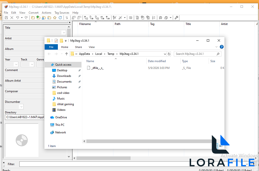 Mp3tag 3.34.1 screenshot
