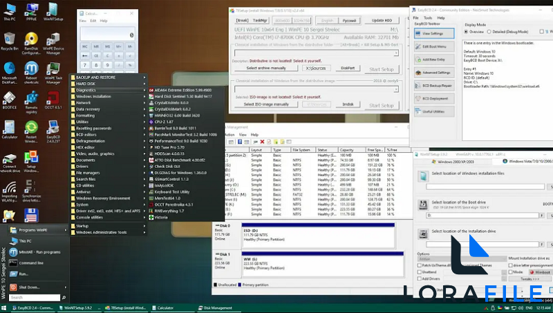 WinPE 11-10-8 Sergei Strelec 2026.05.11 screenshot