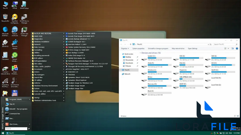 WinPE 11-10-8 Sergei Strelec 2026.05.11 screenshot