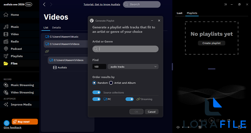 Audials One Premium 2026.1.17 screenshot