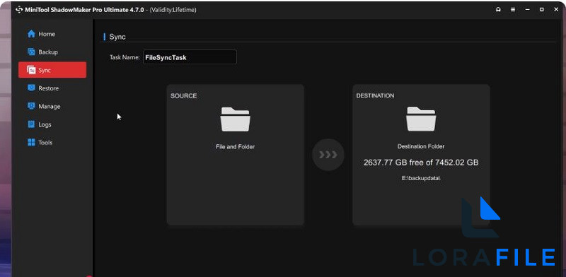 MiniTool ShadowMaker 4.8.1 screenshot