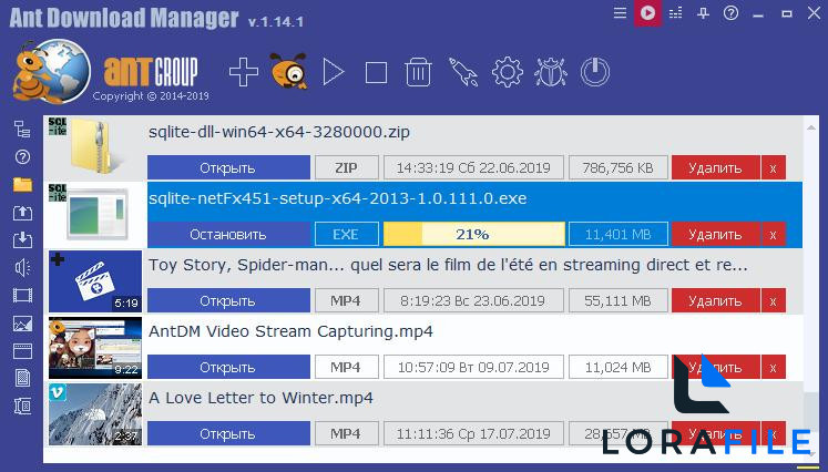 Ant Download Manager 2.17.3.95883 screenshot